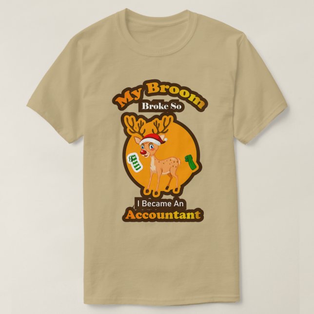 Min rumpa fattig så att jag blev revisorstack. t shirt (Design framsida)