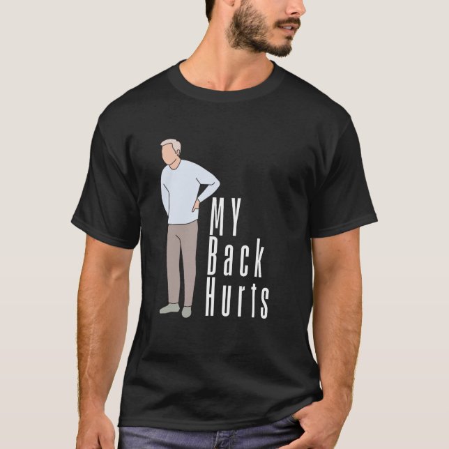 Min rygg Ontr ett relaterat obehag T Shirt (Framsida)