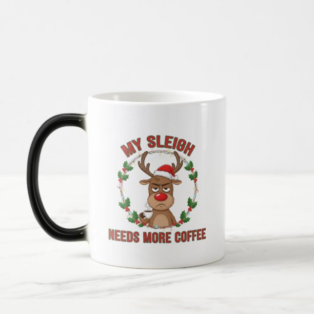 Min saft behöver mer kaffe Mugg - en fin jul (Vänster)