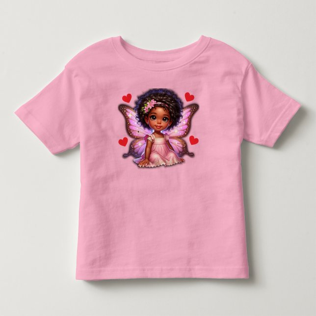 Min sagoprinsessa med gnistrande vingar t shirt (Framsida)
