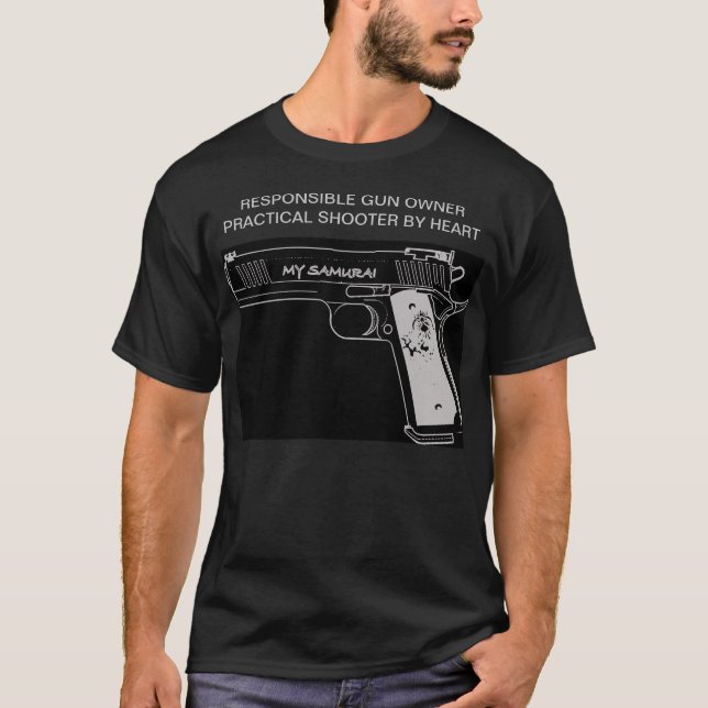 min samurai 1911-skjorta tee (Framsida)