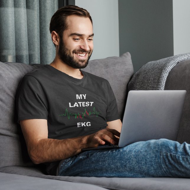 Min senaste EKG Lagrar Trading T Shirt (Skapare uppladdad)