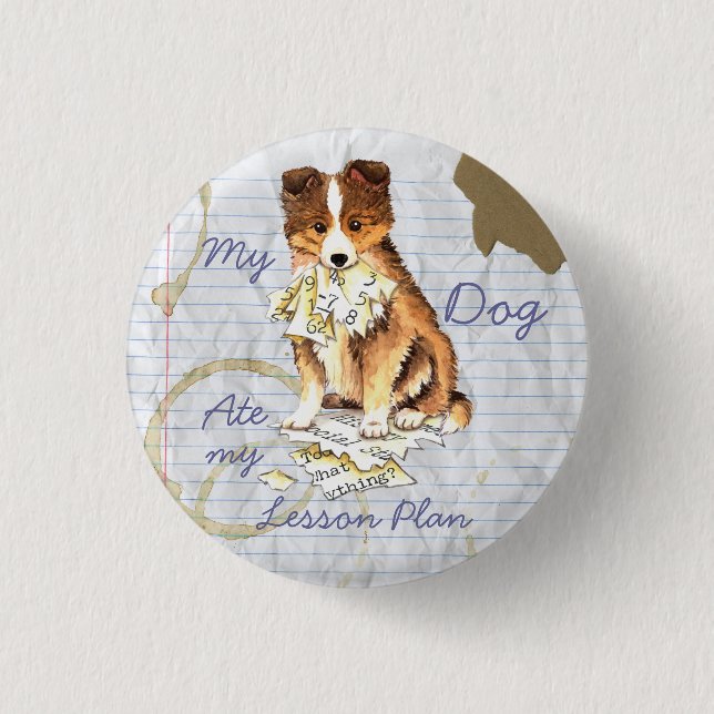 Min Sheltie Ate min Lesson Plan Knapp (Framsida)