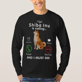 Min shiba inu kallar en rolig gåva T-Shirt