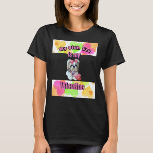 Min Shih Tzu är min Valentine aktiv T Shirt
