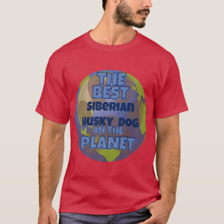 Min Siberian husky är världens bästa hund T Shirt