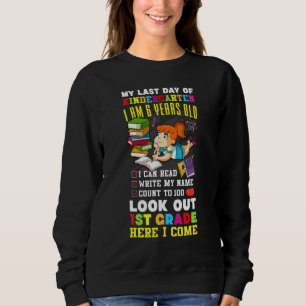 Min sista dag på förskolan 1:a klass hit jag komme t shirt