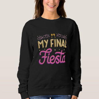 Min sista fiesta möhipparty brudtärna brud- t shirt