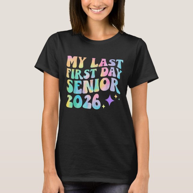 Min sista första dag, 2026 Back to school 2026 T Shirt (Framsida)