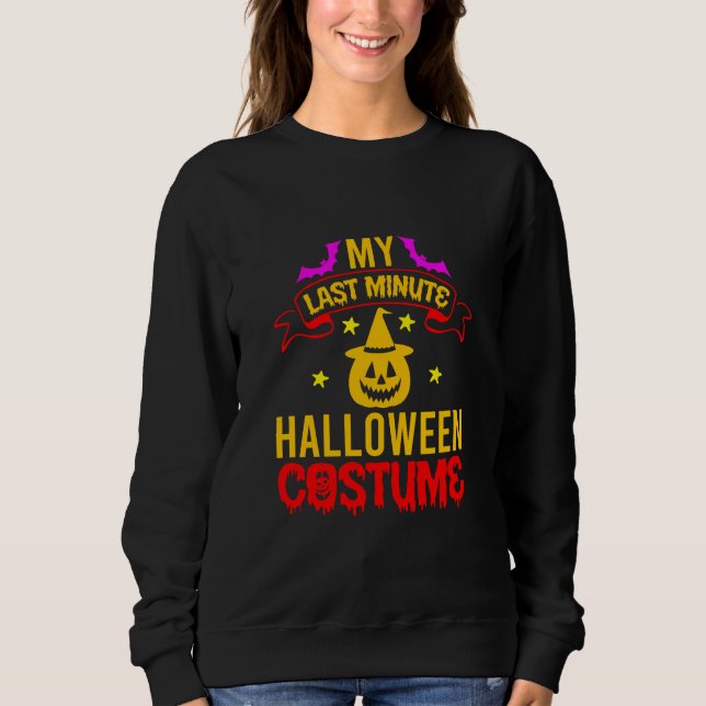 Min sista minutute Halloween-dräkt T Shirt (Framsida)