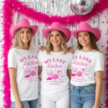 Min sista rodeo Personlig rosa möhippa fest