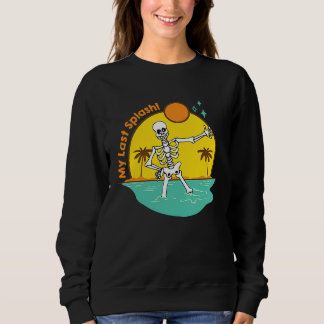 Min sista stänk Skelett Brud Strand Systerbrud P T Shirt