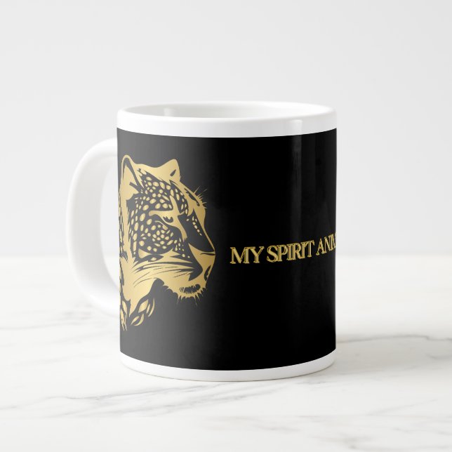 Min själ Animal - Jaguar Jumbo Mugg (Framsida vänster)