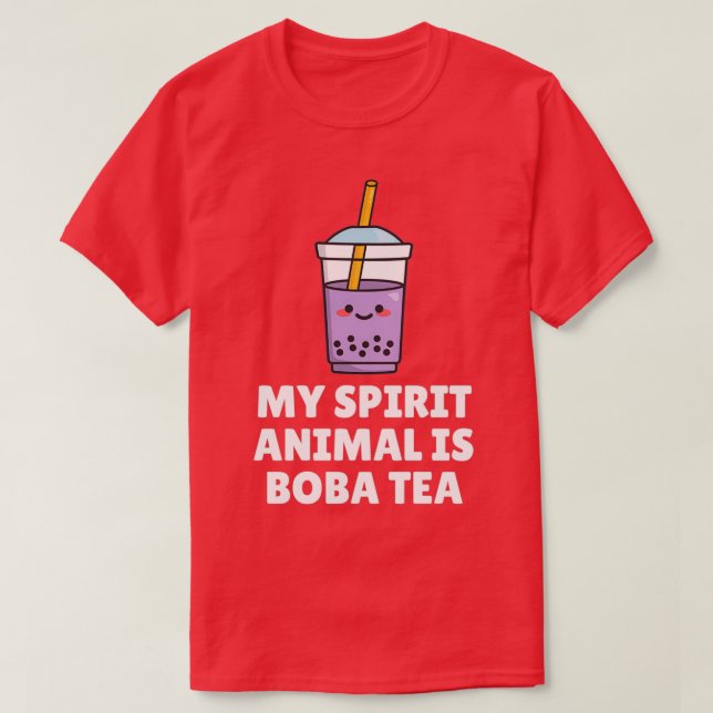 Min själ är Boba Tea T Shirt (Design framsida)