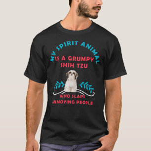 Min själ är en grumpy Shih Tzu T Shirt