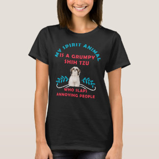 Min själ är en grumpy Shih Tzu T Shirt
