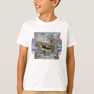 "Min själ-djur" Salmon Jul - Aug T Shirt