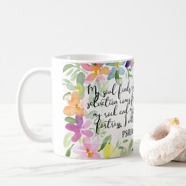 Min själ får vila i Guds ensam Kaffemugg (Med munk)