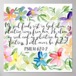 Min själ får vila i Guds ensam Poster