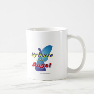 Min sjuksköterska i en ängelklassikermugg kaffemugg