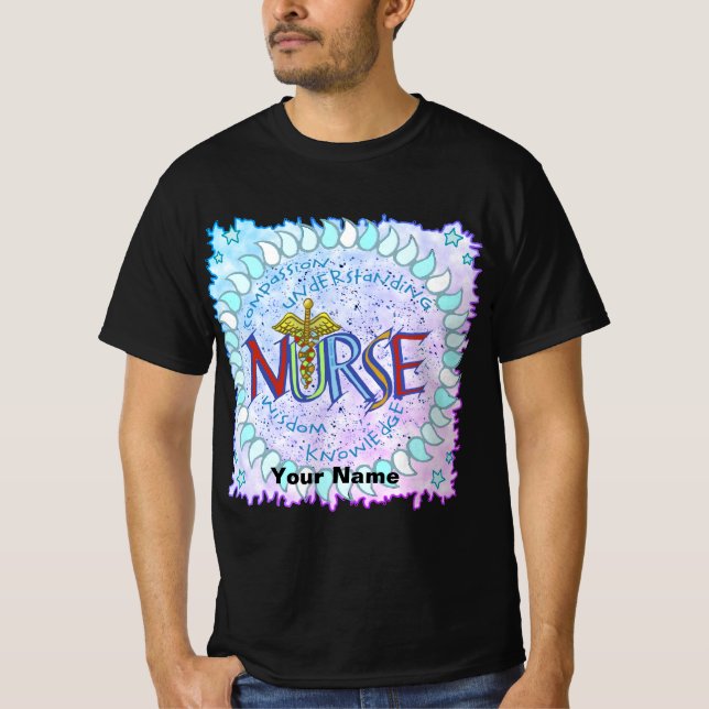 Min sjuksköterska motto t shirt (Framsida)