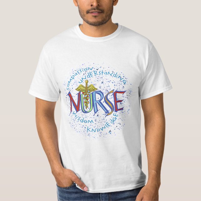 Min sjuksköterska motto t-shirt (Framsida)