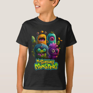 min sjungande monster, blåsa t shirt