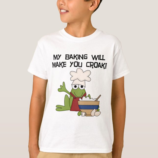 Min ska bakning gör dig kock för t-shirt (Framsida)
