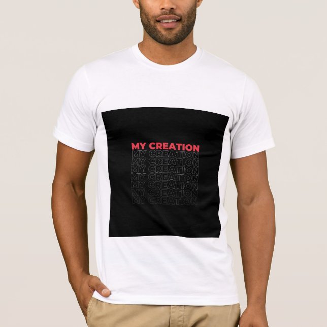 Min skapelse – Estetisk humör T-shirt (Framsida)