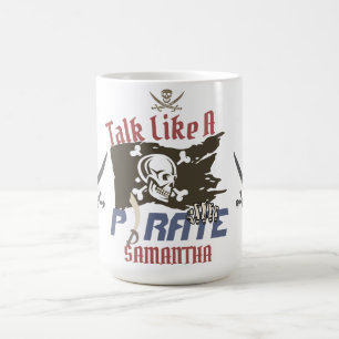 Min skatt Internationell Prata som en pirat dag Kaffemugg
