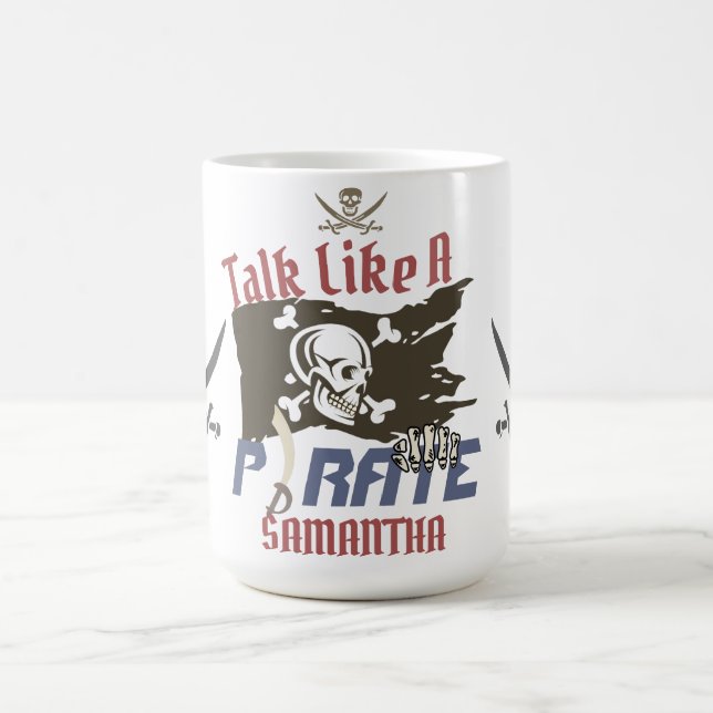 Min skatt | Internationell Prata som en pirat dag Kaffemugg (Center)