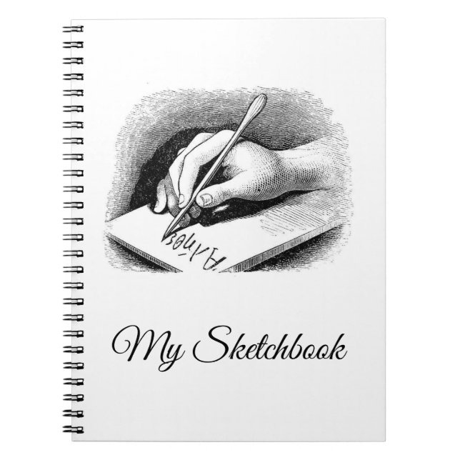 Min Sketchbook Anteckningsbok (Framsidan)