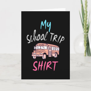 Min Skolresa T-Shirt Kort