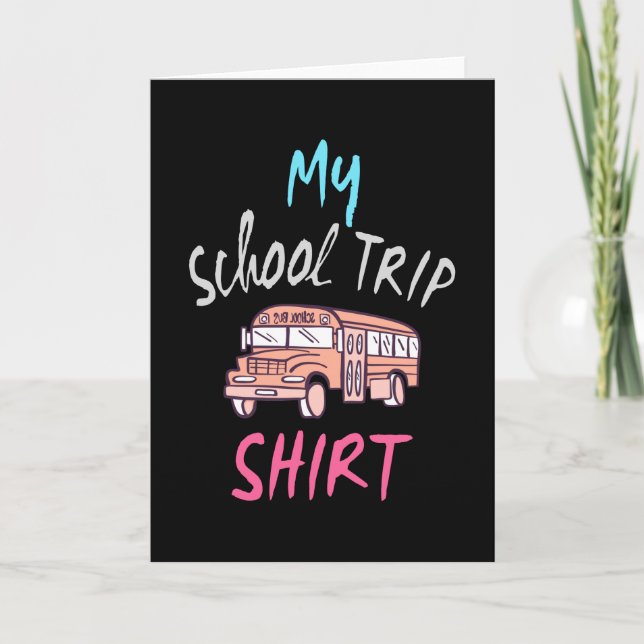 Min Skolresa T-Shirt Kort (Framsida)