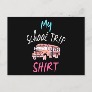 Min Skolresa T-Shirt Vykort