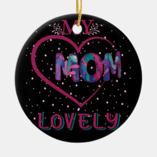 Min sköna Mamma Julgransprydnad Keramik