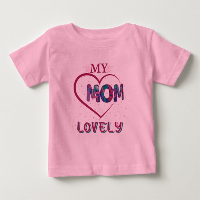 Min sköna Mamma T Shirt (Framsida)