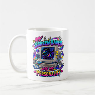 Min skonskärmsbild var min personlighet – 90-tals kaffemugg