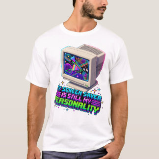 Min skonskärmsbild var min personlighet – 90-talsr t shirt
