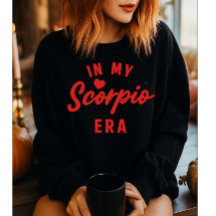 min skorpion-era sweatshirt, Skorpion födelsedagsp