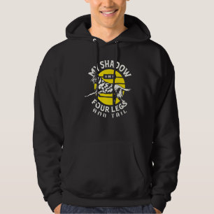 Min skugga har fyra Ben och Svan tyska shepherd D Hoodie