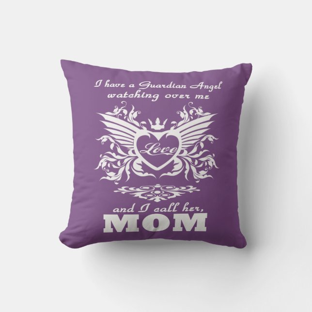 Min skyddsängel, min MAMMA Kudde (Framsida)
