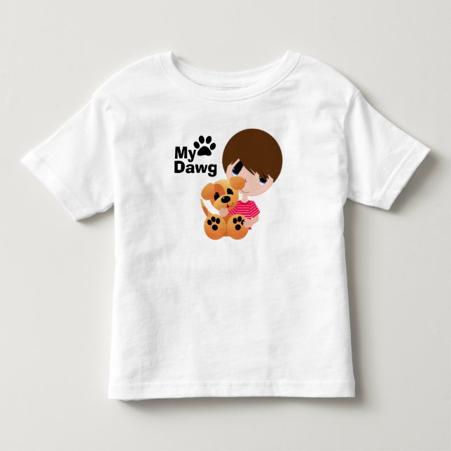 Min! Småbarn Fin Jersey T-Shirt (Framsida)