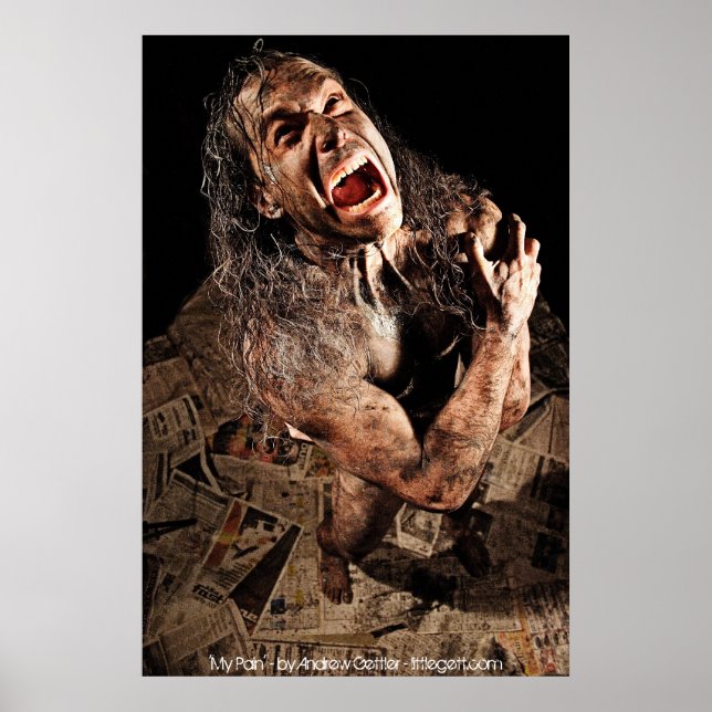 "Min smärta" - av Andrew Gettler Poster (Framsidan)