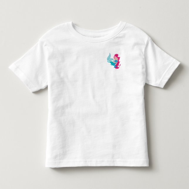 Min snygga sjöjungfru och delfin t shirt (Framsida)