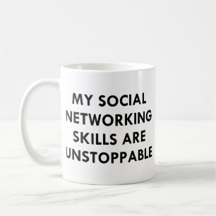 Min sociala nätverkande kaffemugg