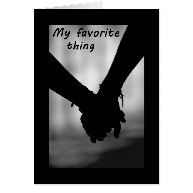 MIN ***SÖDRA ***HÅLLANDE AV HÄNDER OCH DINA SJUKAR HÄLSNINGSKORT (Framsidan)