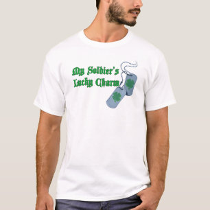Min soldat lycklig berlockT-tröja Tee Shirt