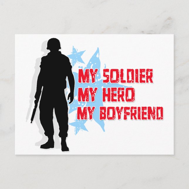Min soldat, min Hero, min Boyvän Vykort (Framsida)