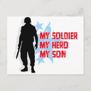 Min soldat, min Hero, min son Vykort